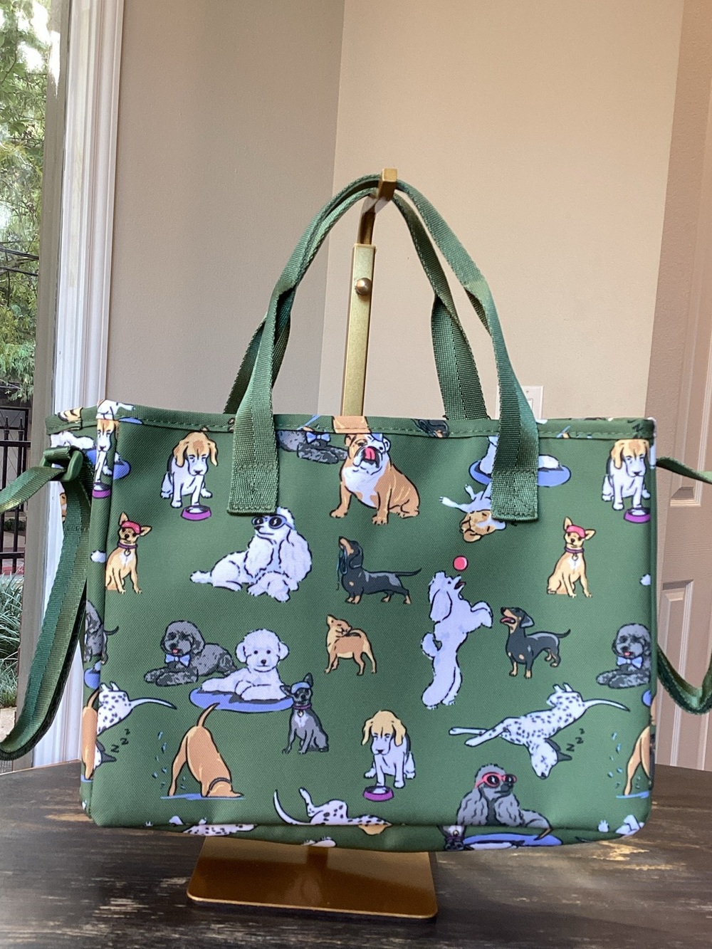 Vera Bradley Dog Park Lighten Up Everything Organizer
